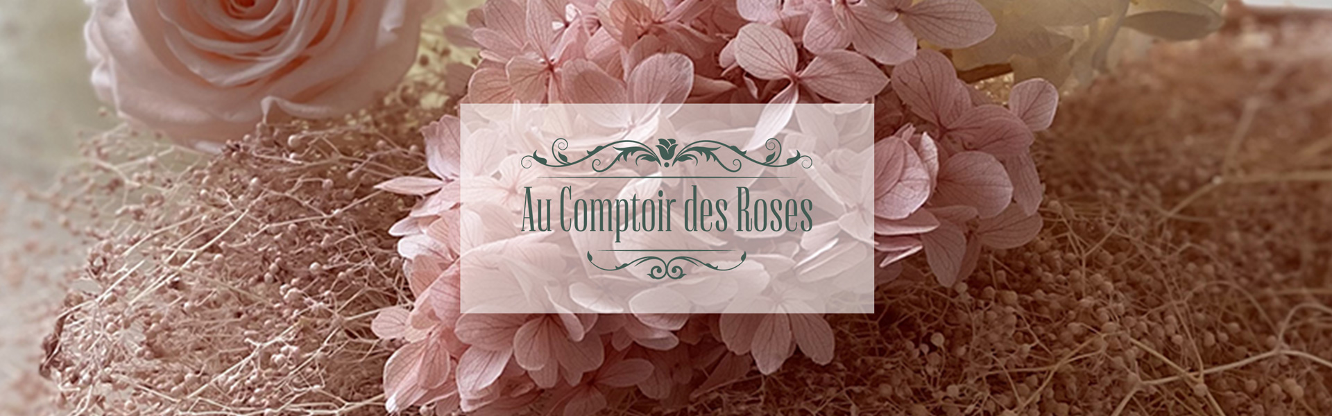 Site e-commerce Au Comptoir des Roses