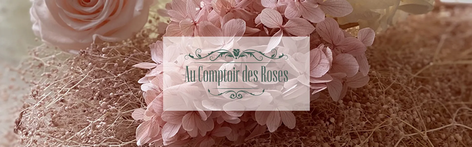 Site e-commerce Au Comptoir des Roses