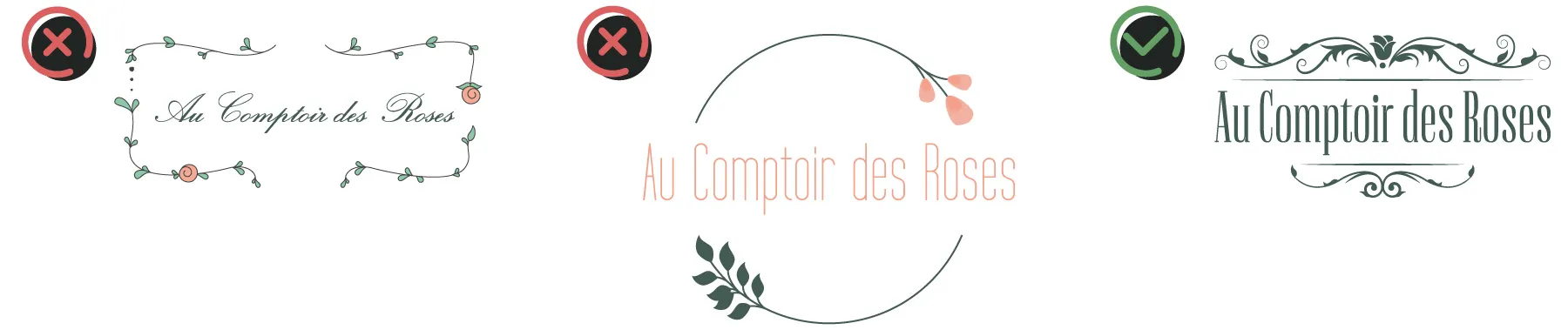 Site e-commerce Au Comptoir des Roses